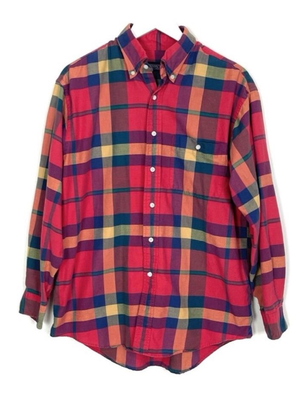 Vintage Lands’ End Plaid Shirt